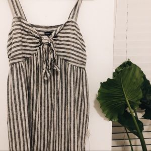 Who What Where Size Large Striped Sundress